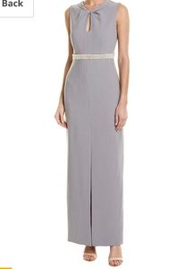 NWT Pearl Embellished Gown